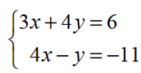 Solve each system using matrices. - 