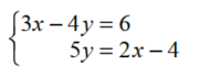  Solve each system of equations graphically. -   A)  {(2, 0) } B)  {(-2, -3) } C)   \left\{\left(1, \frac{9}{2}\right) \right\}  D)  {(7, 2) } 
