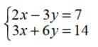 Solve each system using matrices -   A)  {(5, 1) } B)   \left\{\left(4, \frac{1}{3}\right) \right\}  C)  {(-4, -5) } D)   \left\{\left(0, \frac{7}{3}\right) \right\}
