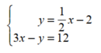 Solve each system of equations graphically. -   A)  {(3, -3) } B)  {(2, -1) } C)  {(1, -4) } D)  {(4, 0) } 