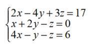 Solve each system of equations. - 