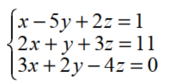Solve each system. -   A)  {(2, 1, 2) } B)  {(2, -2, -1) } C)  {(-3, 2, 1) } D)  {(-2, 1, 3) }