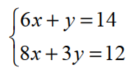 Solve each system using matrices. -   A)  {(4, 3) } B)  {(3, -4) } C)  {(-4, -3) } D)  { }