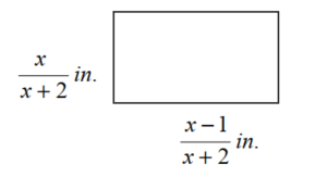 Add or subtract as indicated. Simplify each answer. -Find the perimeter of the rectangle.   