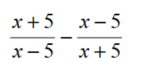 Add or subtract as indicated. Simplify each answer. - 
