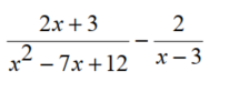 Add or subtract as indicated. Simplify each answer. - 