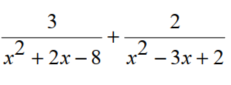 Add or subtract as indicated. Simplify each answer. - 