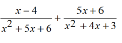 Add or subtract as indicated. Simplify each answer. - 
