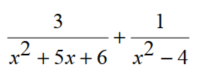 Add or subtract as indicated. Simplify each answer. - 