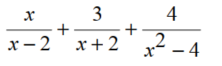 Perform each indicated operation. Simplify each answer. - 