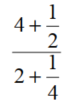 Simplify each complex fraction. - 