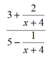 Simplify each complex fraction. - 