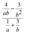 Simplify each complex fraction. - 