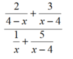 Simplify each complex fraction. - 
