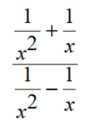 Simplify each complex fraction. - 