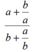 Simplify each complex fraction. - 
