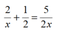 Solve each equation. - 