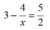 Solve each equation. - 