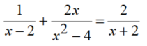 Solve each equation. - 