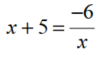 Solve each equation. - 