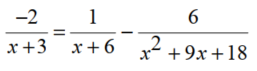 Solve each equation. - 