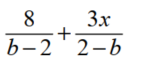 add, subtract, or simplify the expression as indicated. Be sure to discuss each result. - 