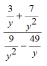 Simplify each complex fraction. - 