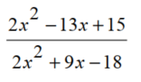 Simplify each rational expression - 