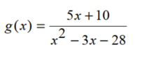 Find the domain of each rational function. - 