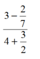 Simplify each complex fraction - 
