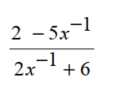 Simplify each complex fraction - 