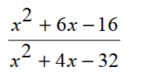 Simplify each rational expression. - 