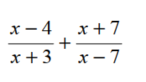 Perform the indicated operation. Write answers in lowest terms - 
