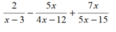 Perform the indicated operation. Write answers in lowest terms - 