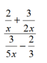 Simplify each complex fraction. - 