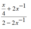 Simplify each complex fraction. - 