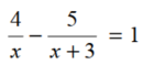 Solve each equation for x. - 