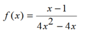 Find the domain of each rational function. - 