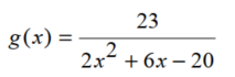 Find the domain of each rational function. - 