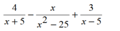 Perform the indicated operation. Write answers in lowest terms - 