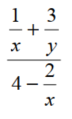 Simplify each complex fraction. - 