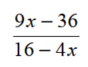 Simplify each rational expression - 