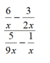 Simplify each complex fraction. - 