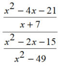Simplify each complex fraction. - 