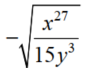 Simplify. Assume that the variables represent any real numbers. - 