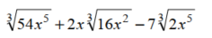 Add or subtract as indicated. - 