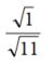 Rationalize each denominator. - 