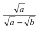 Rationalize each denominator. - 