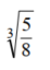 Rationalize each numerator - 