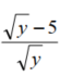 Rationalize each numerator - 